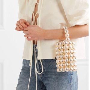 Vanina Fx Pearl & gld bag Net-a-Porter & SOLD OUT